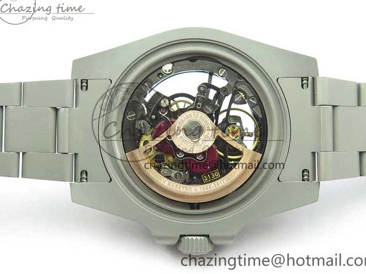 0522 Submariner 116610 Andrea Pirlo Sandblasted ROF Best Edition Carbon Bezel on Skeleton DIal SA TimelessDesign 2789